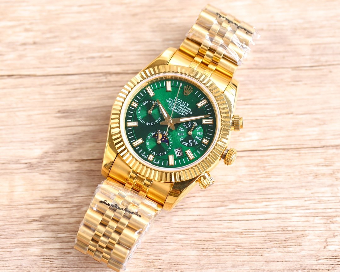 DATEJUST 41MM GOLD CASE CHRONOGRAPH