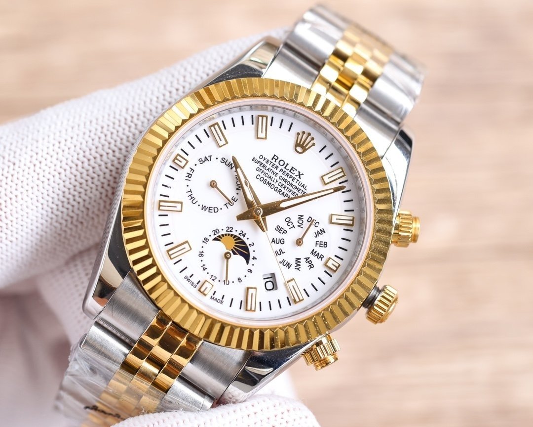 DATEJUST 41MM GOLD CASE CHRONOGRAPH