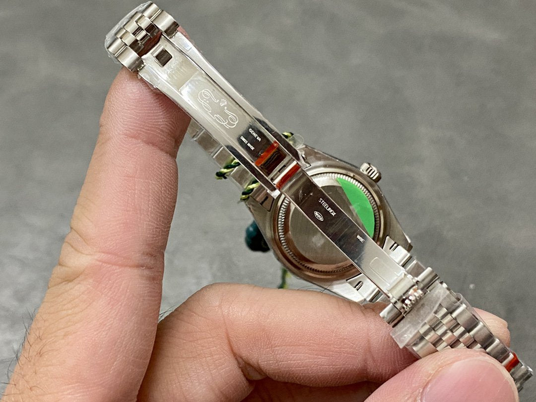 DATEJUST 28MM STAINLESS STEEL GREY DIAL