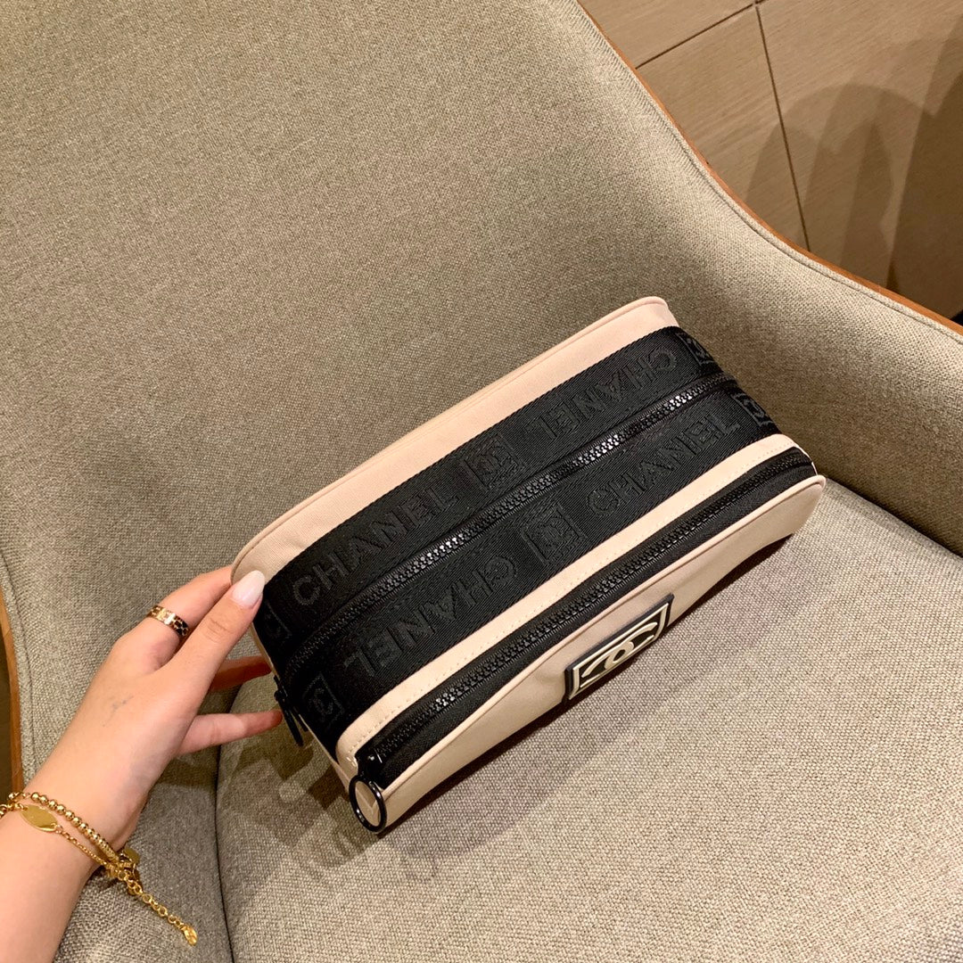 CC SPORT LINE CLUTCH BAG 26 PASTEL PINK CANVAS