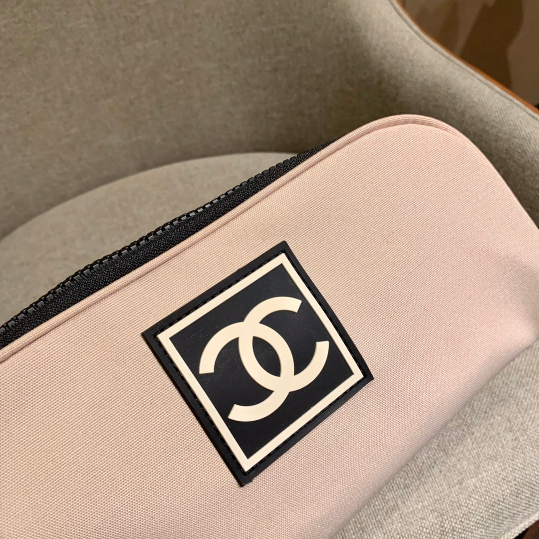 CC SPORT LINE CLUTCH BAG 26 PASTEL PINK CANVAS