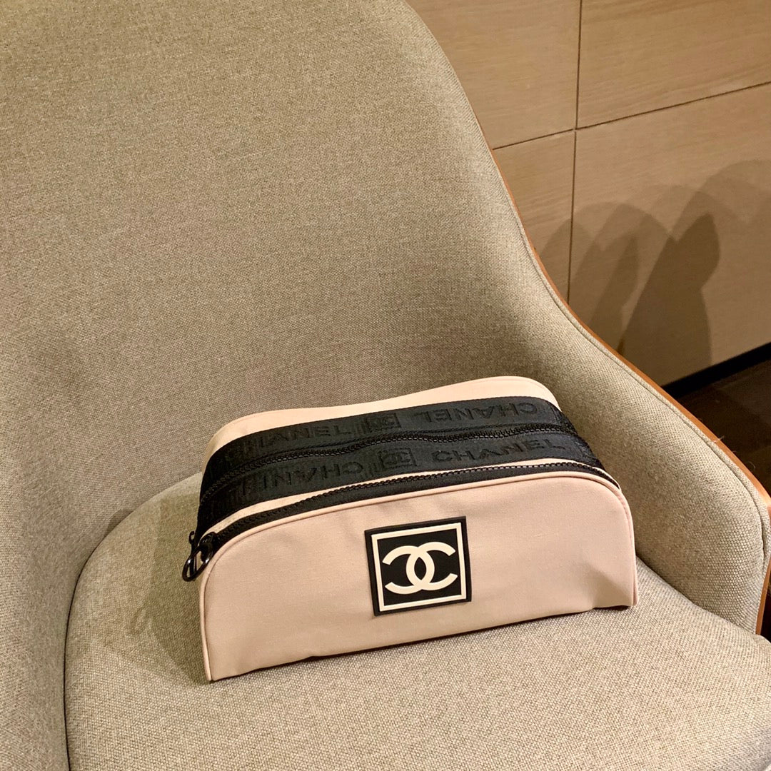 CC SPORT LINE CLUTCH BAG 26 PASTEL PINK CANVAS