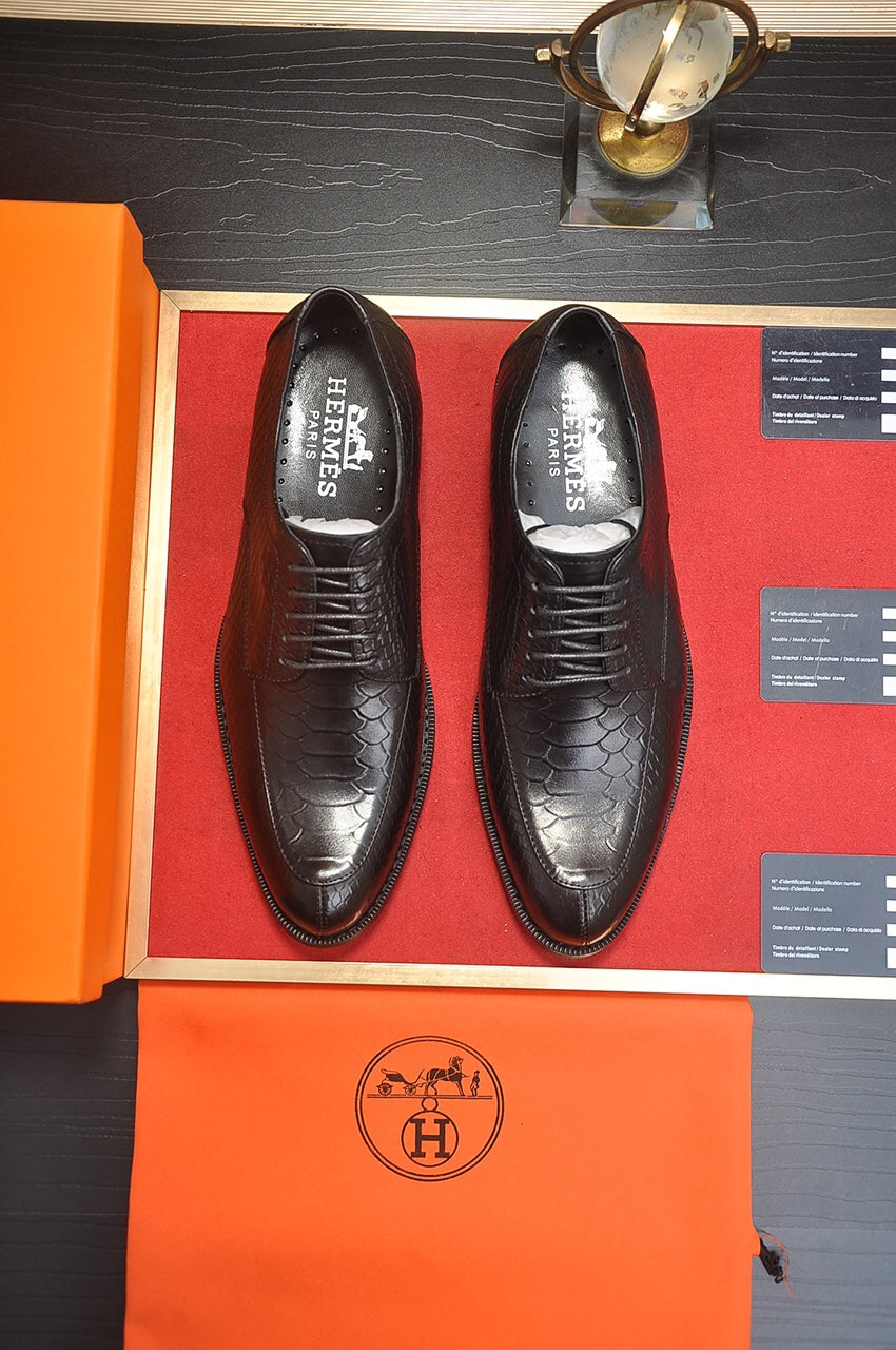 HM Men's Shoe Black Sheepskin 526084