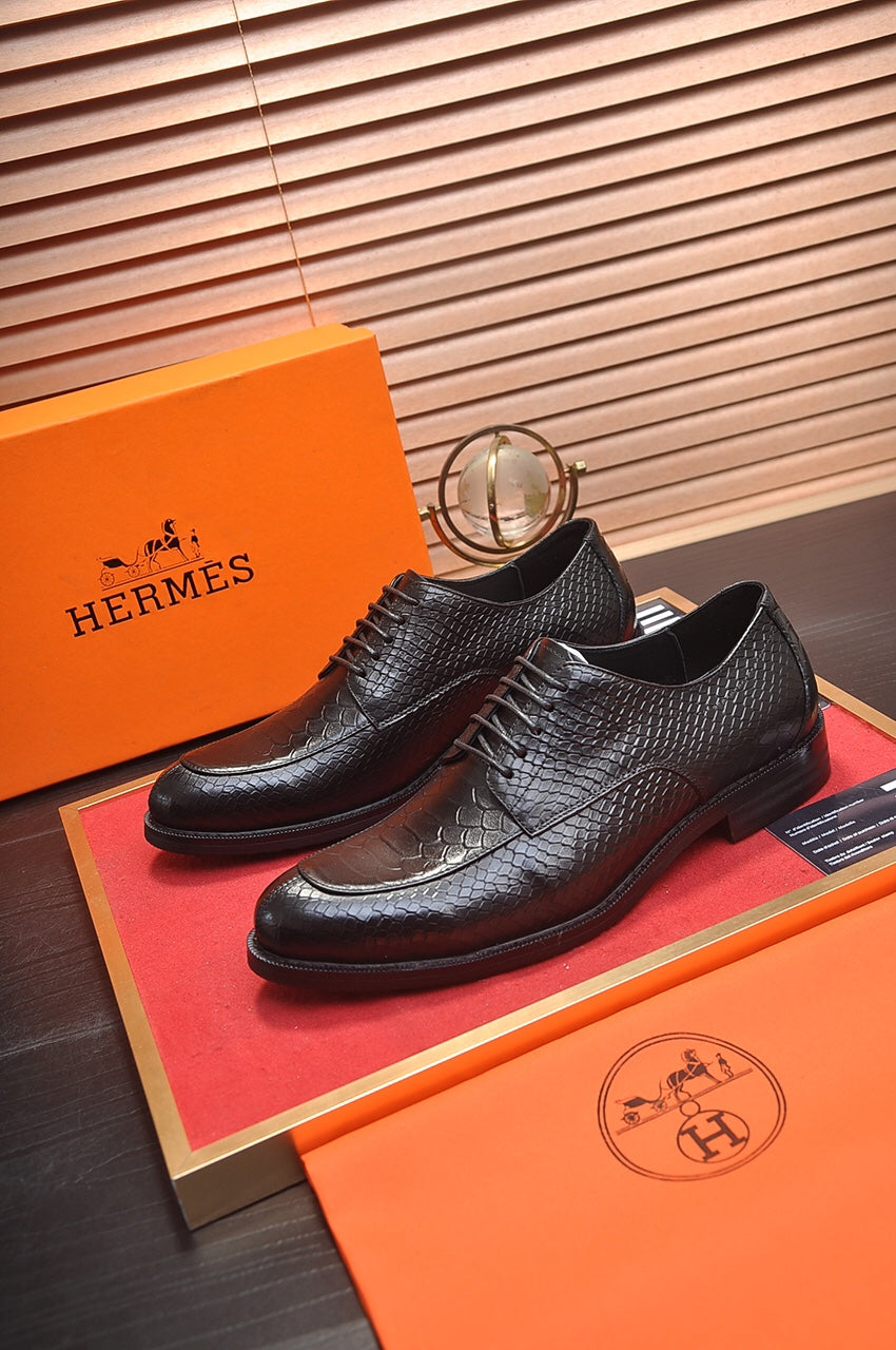 HM Men's Shoe Black Sheepskin 526084