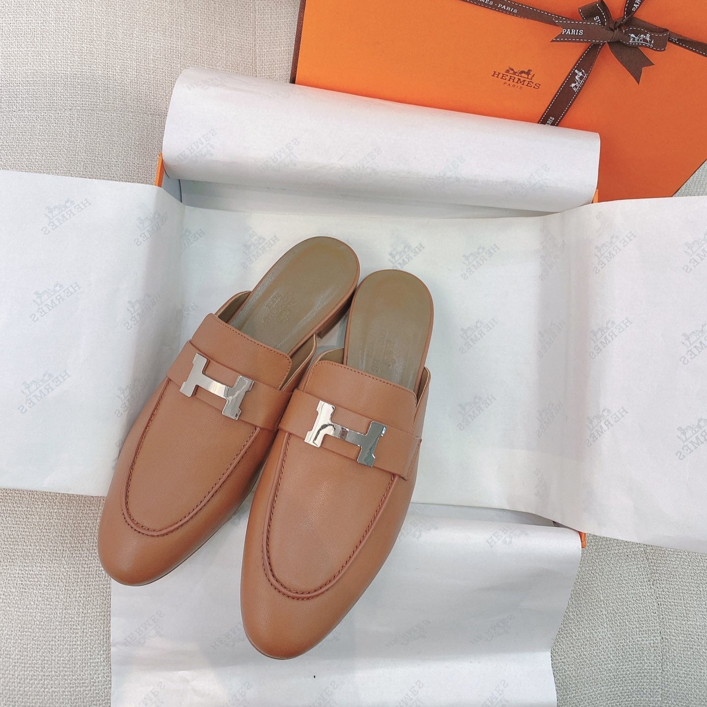 HM Mule Cider Orange Cowhide 348037