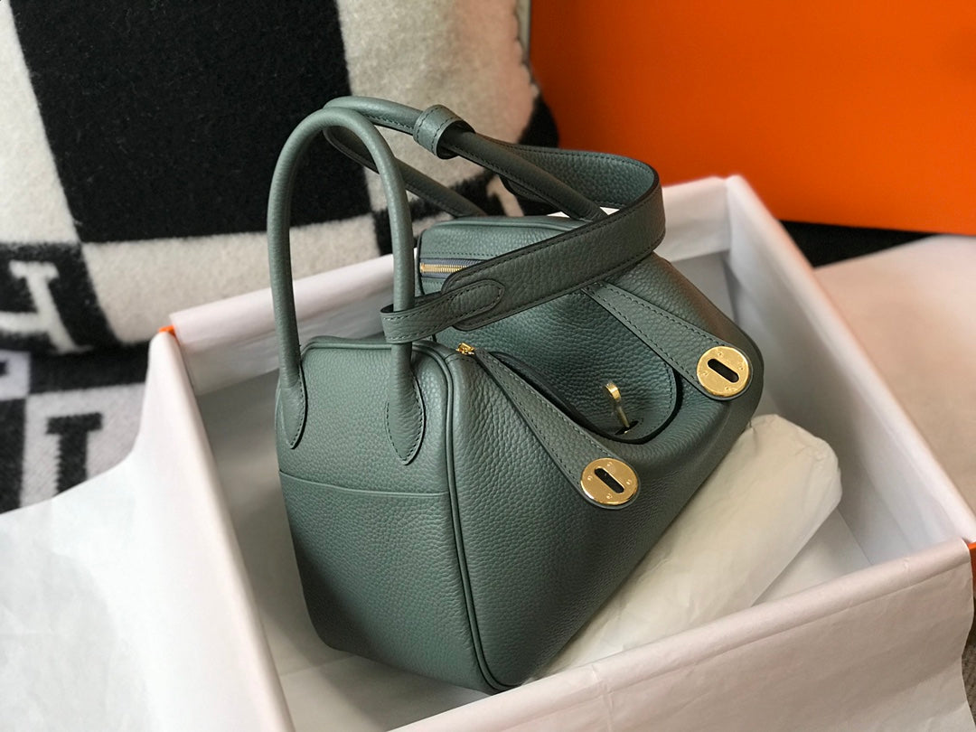 HM LINDY 26 BAG PINE TAURILLON CLEMENCE LEATHER