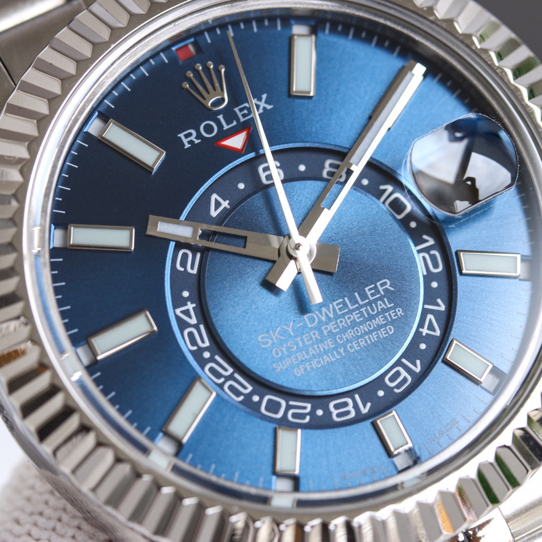 Rolex Sky-Dweller 42mm Silver Blue Dial