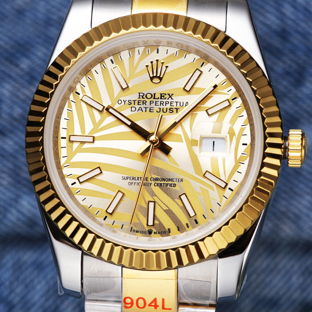 Rolex Datejust 41mm Gold Silver