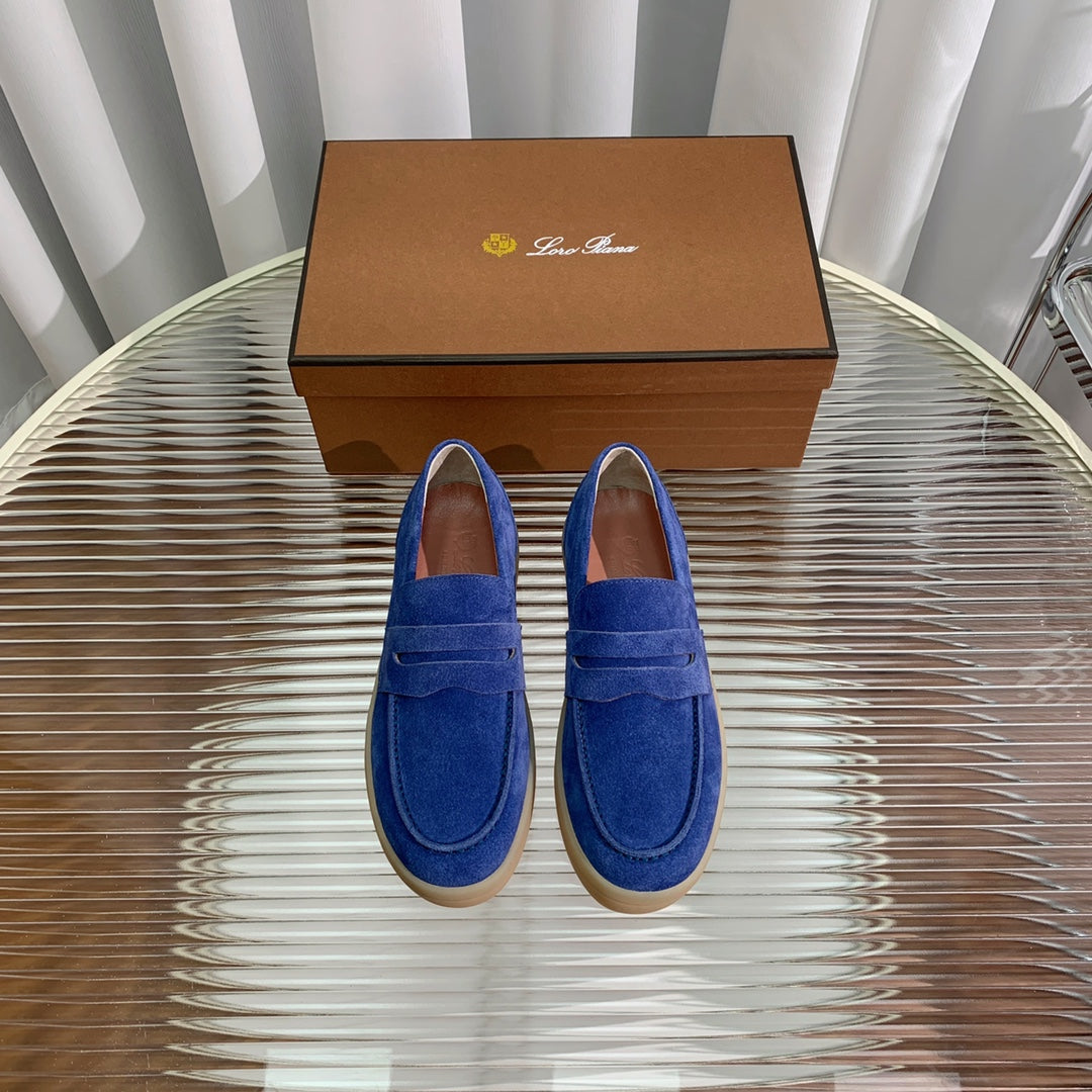 LP SUMMER WALK LOAFERS BLUE SUEDE