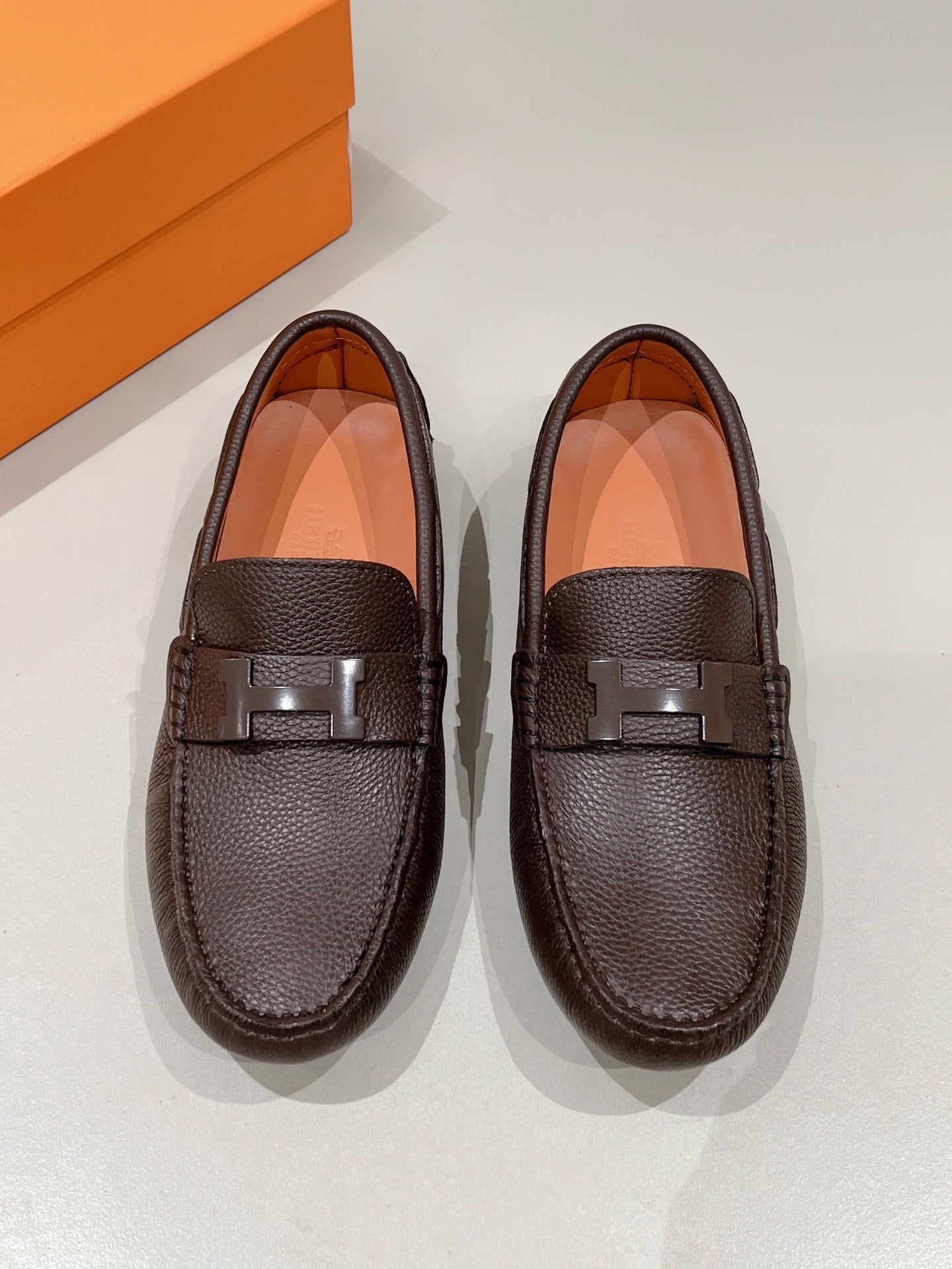 HM Men's Loafer Brown Cowhide 557568