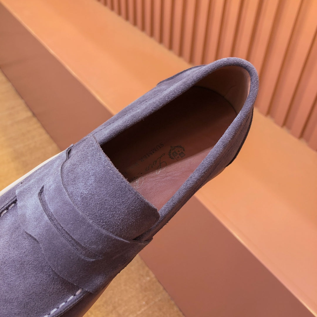 LP RETRO SUMMER WALK LOAFERS MAUVE SUEDE