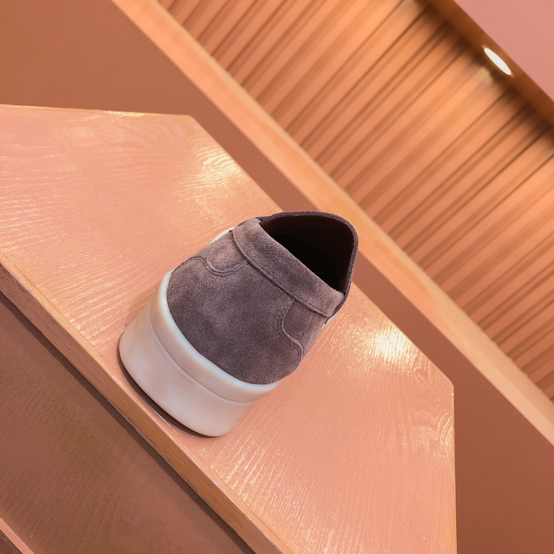 LP RETRO SUMMER WALK LOAFERS BROWN SUEDE