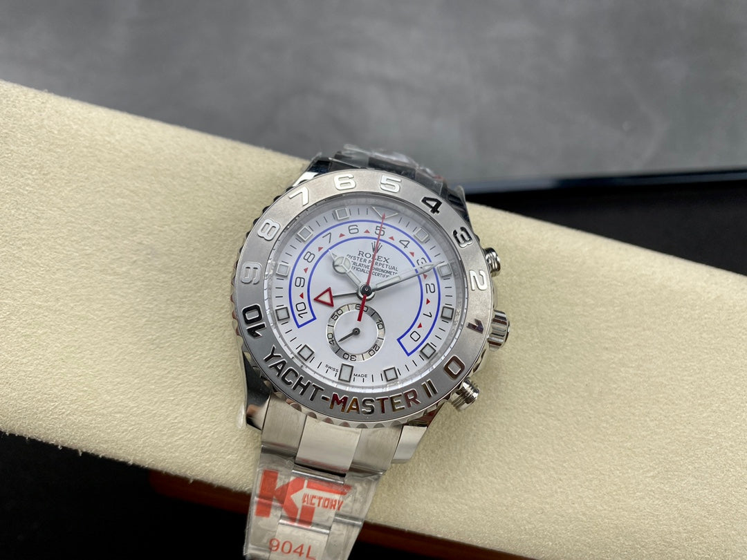 Rolex Yacht-Master II 44mm Silver White Dial