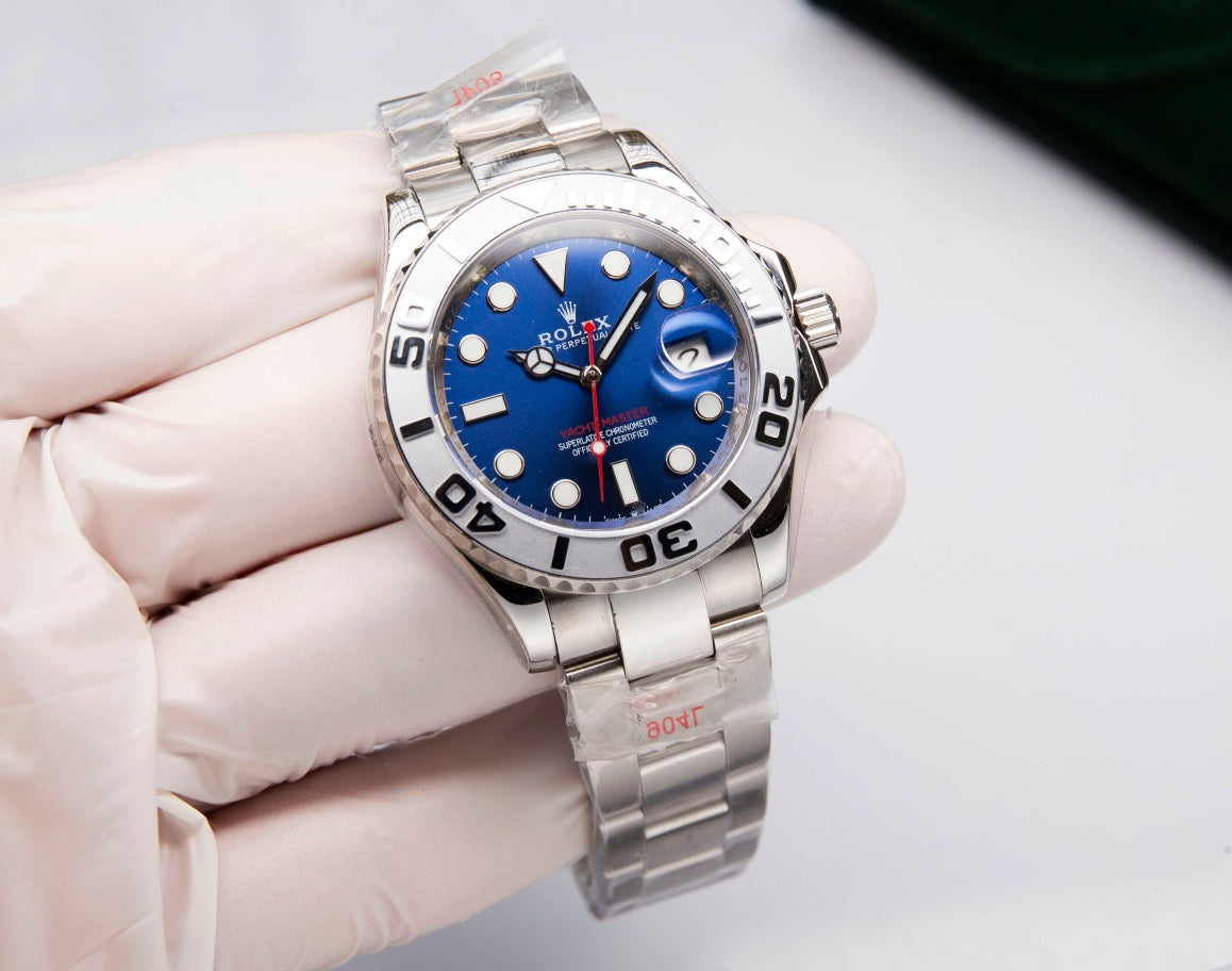 Rolex Yacht-Master 40mm Silver Blue Dial