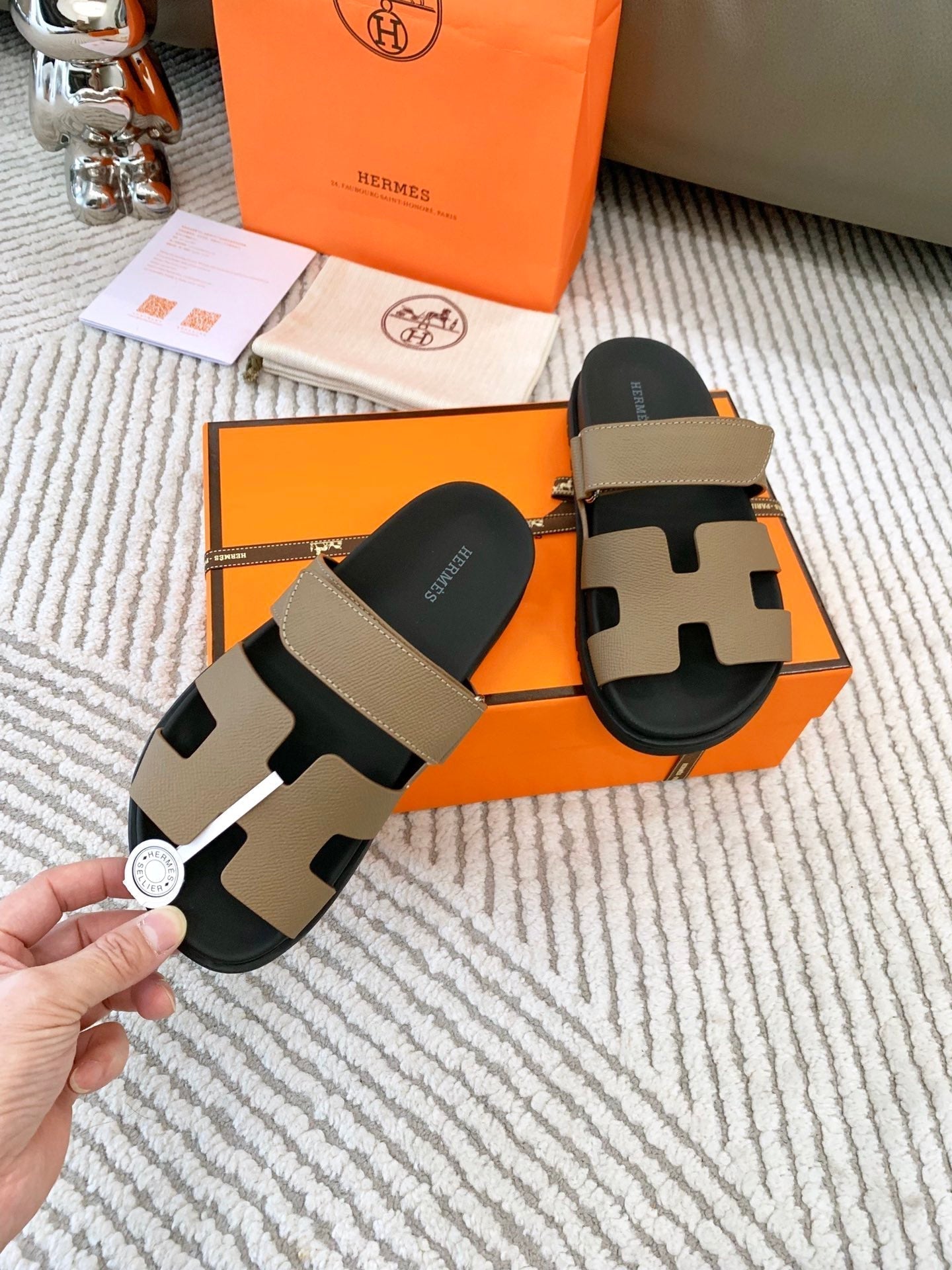 HM Chypre Sandal Earth Brown Cowhide 963519