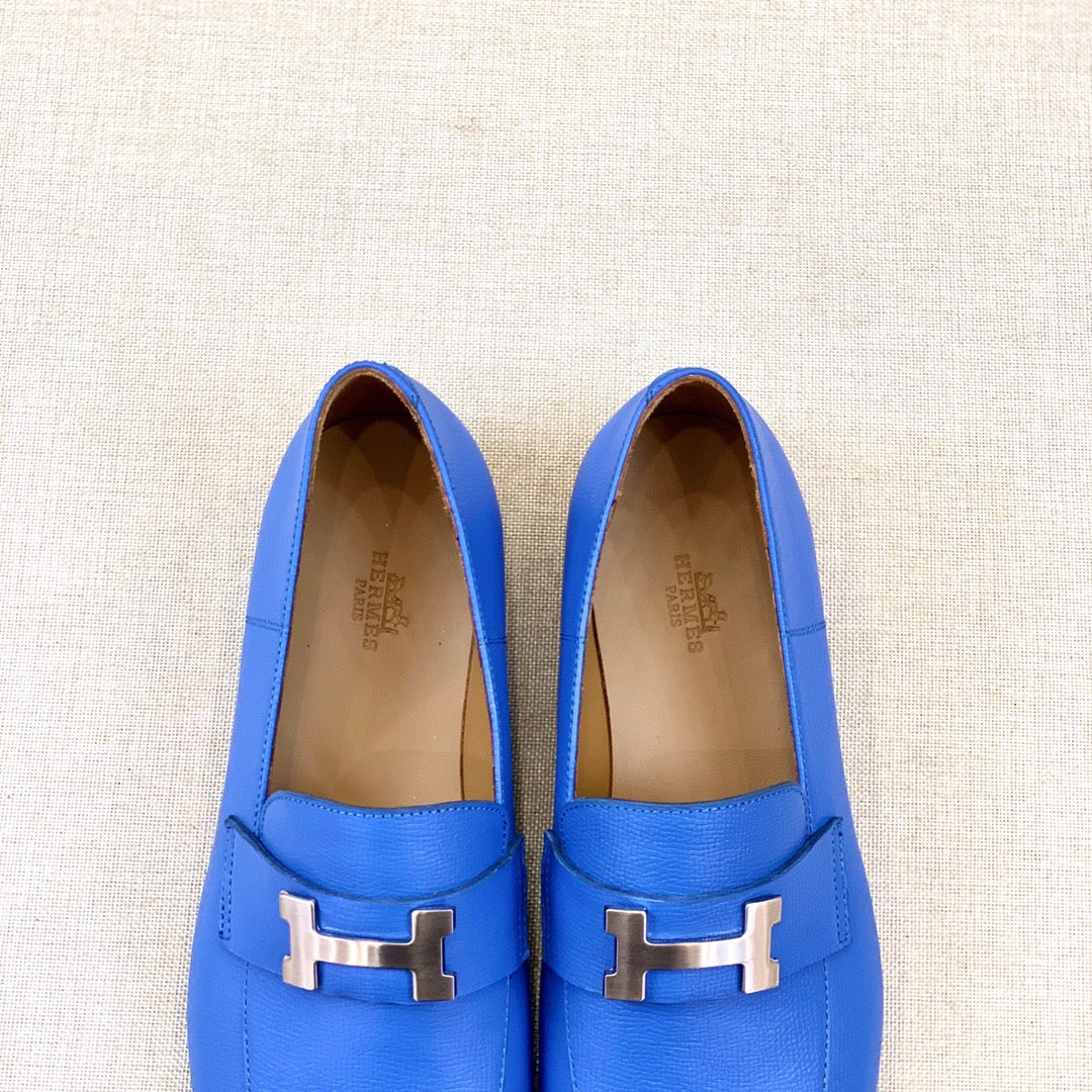 HM Men's Paris Loafer Cobalt Calfskin 539694