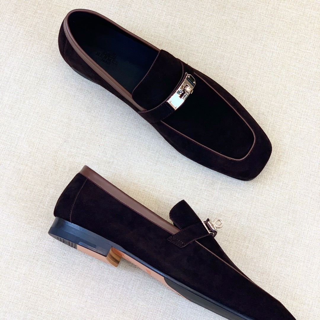 HM Men's Loafer Hickory Suede 539735