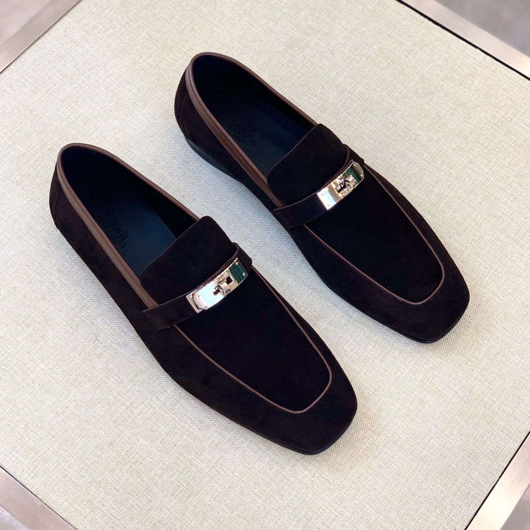 HM Men's Loafer Hickory Suede 539735