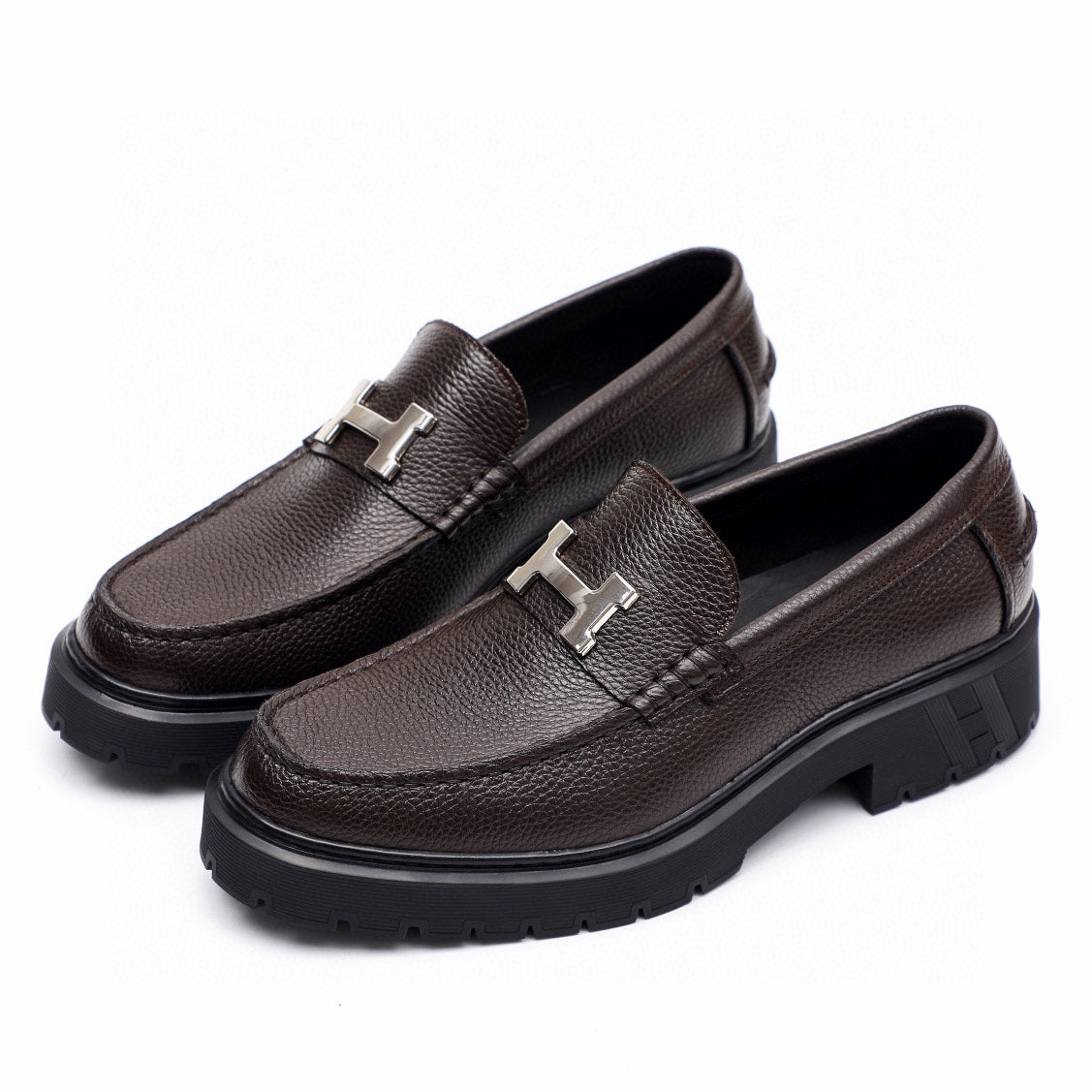 HM Men's Loafer Dark Brown Cowhide 616532