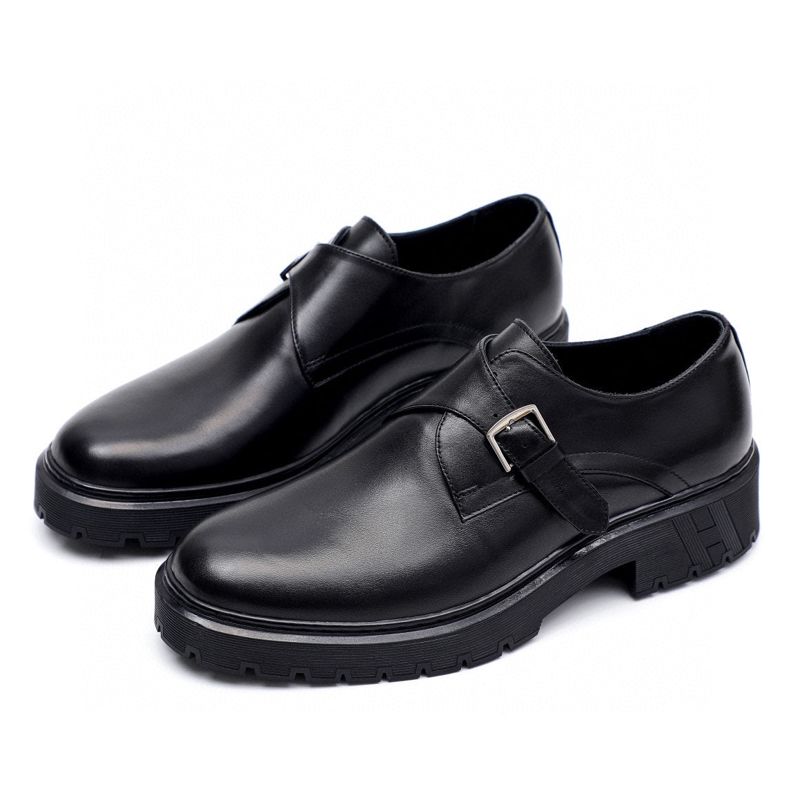 HM Men's Loafer  Black Calfskin 616537