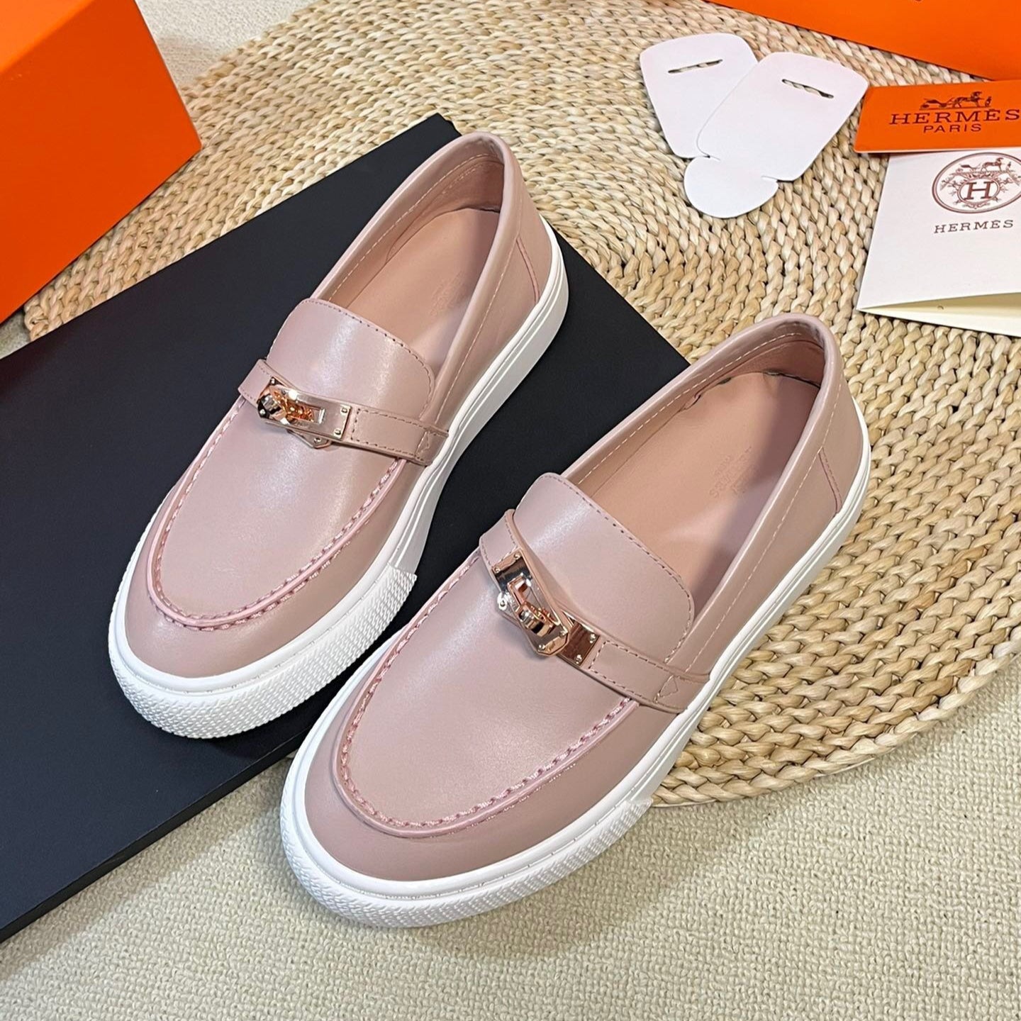 HM Loafer Pink Cowhide 317050