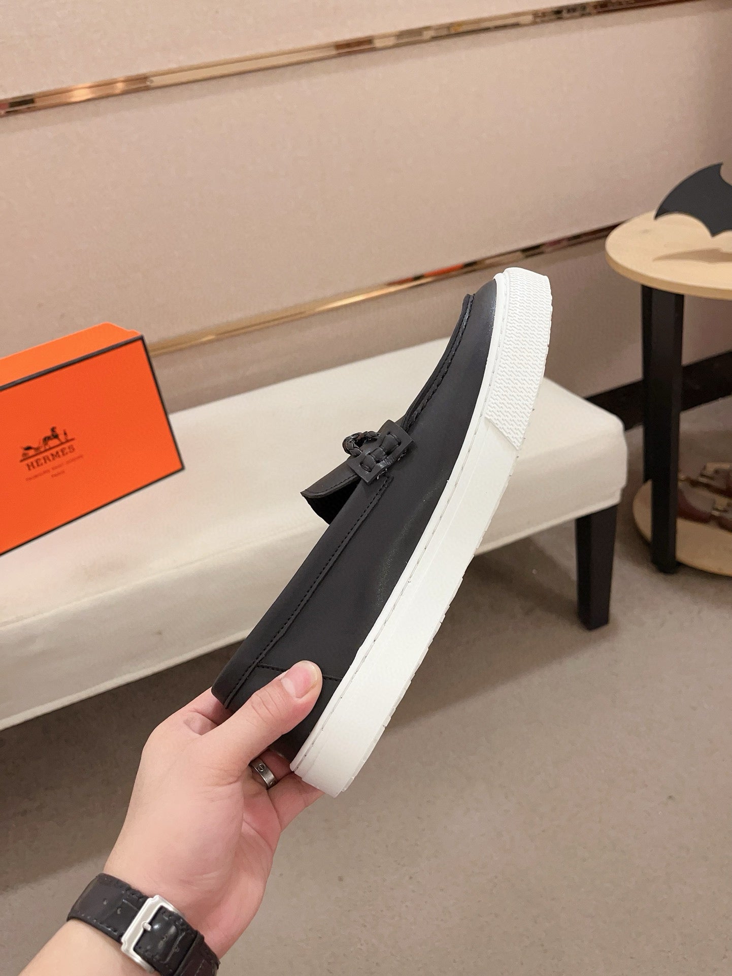 HM Men's Loafer Cowhide 564401