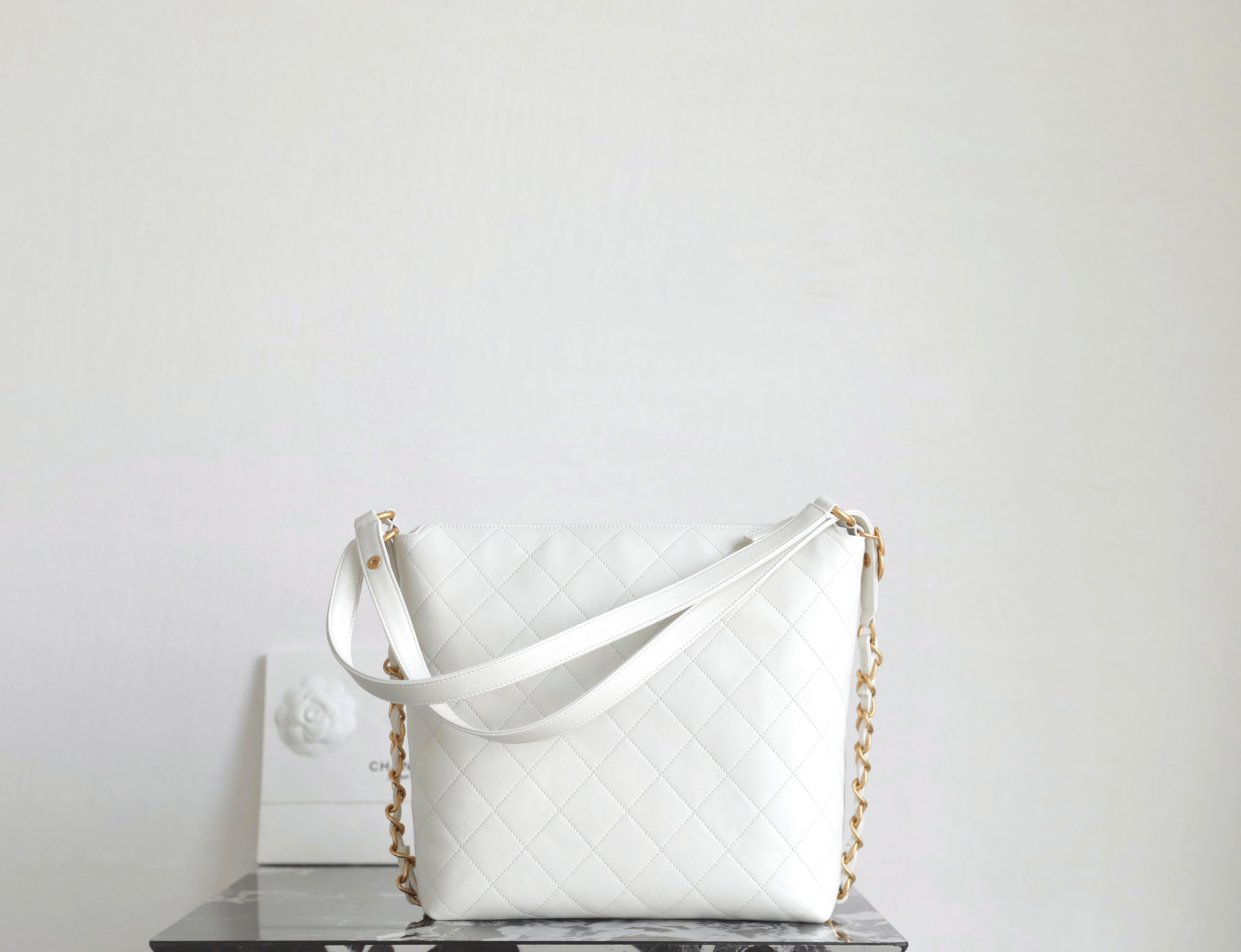 Chanel 25s π§ππ»π medium backpack  white calfskin 340203