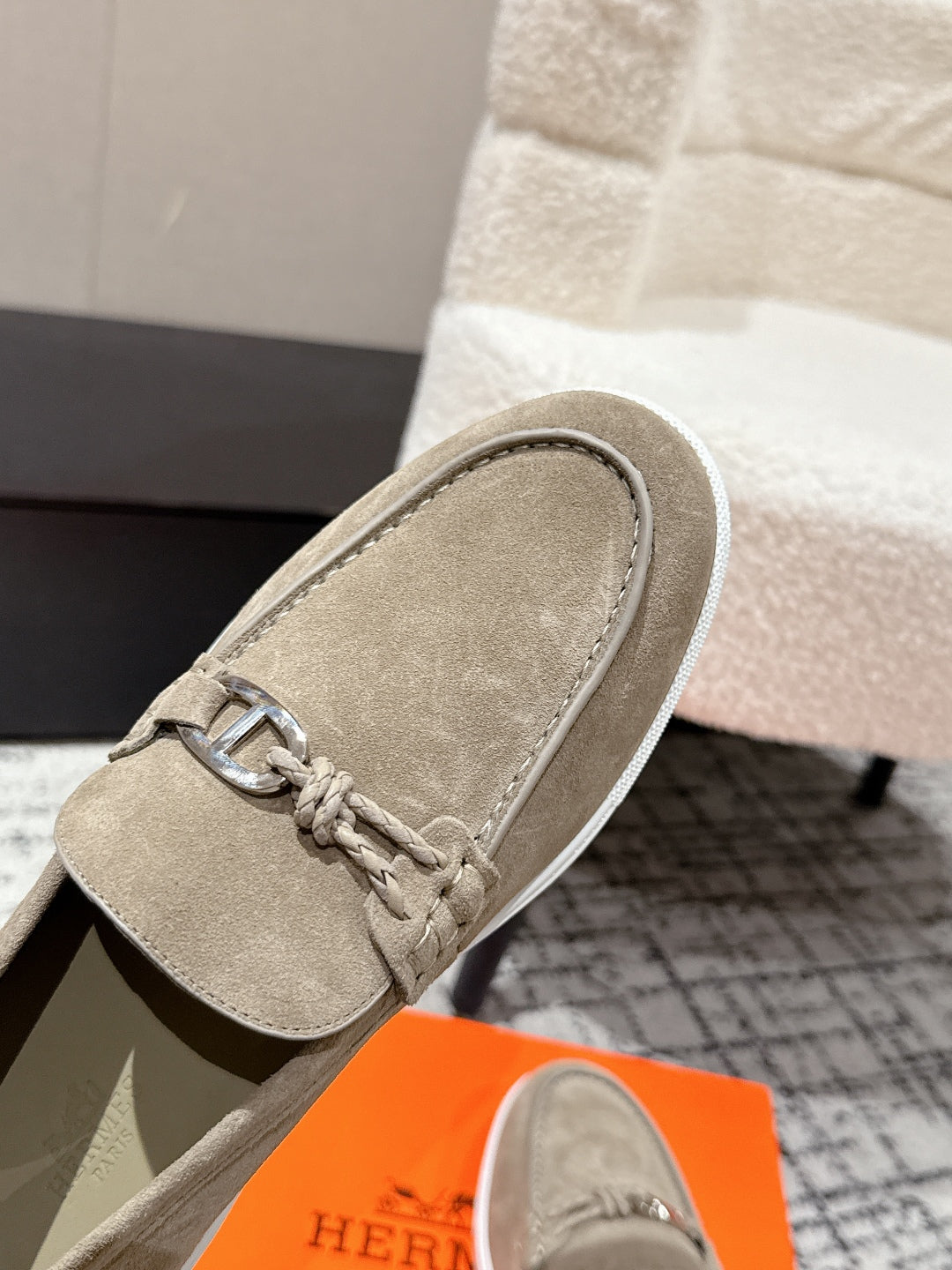 HM 25 Mocassim lgnacio Loafer Moss Green Cowhide 377586