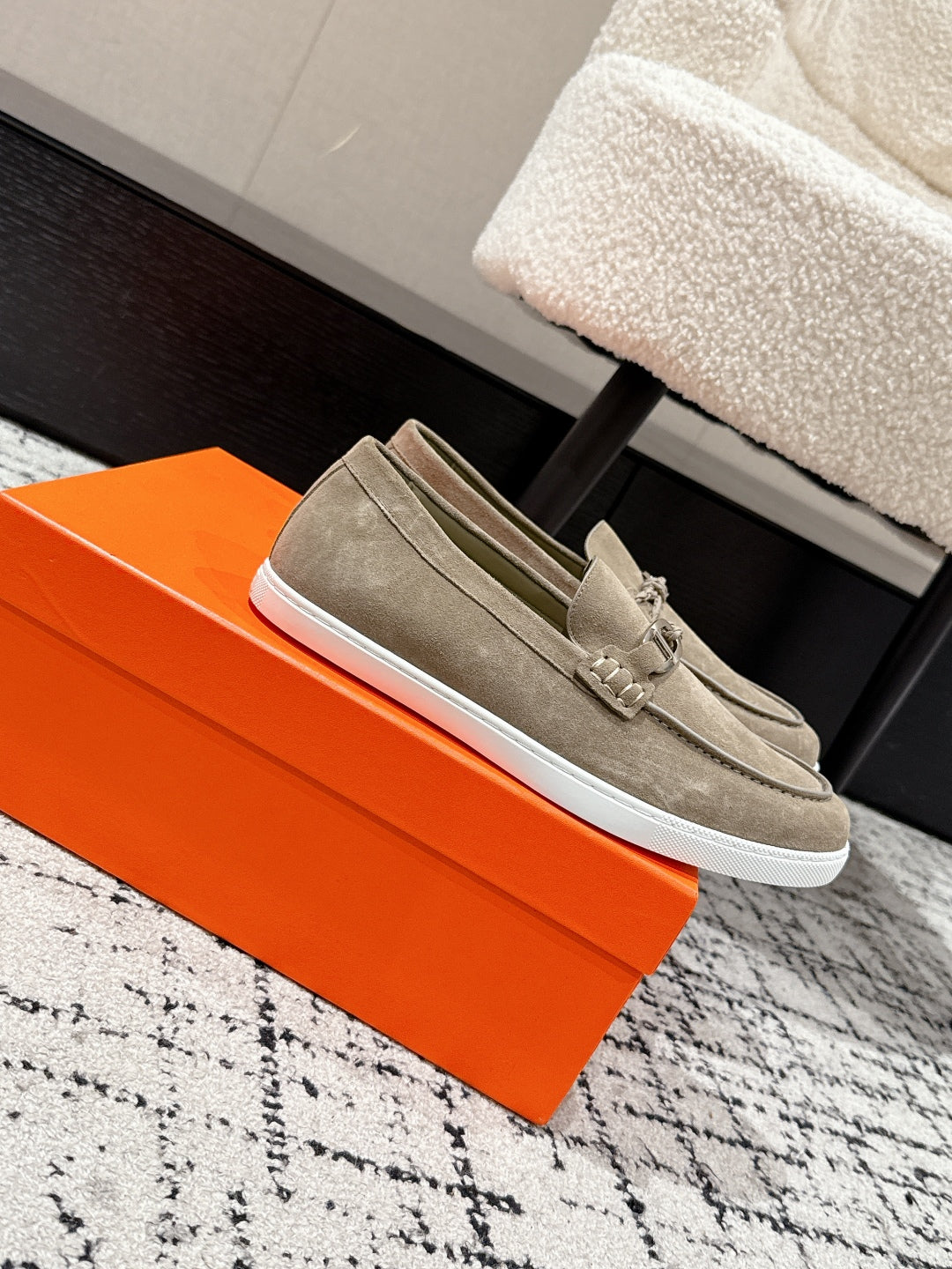 HM 25 Mocassim lgnacio Loafer Moss Green Cowhide 377586