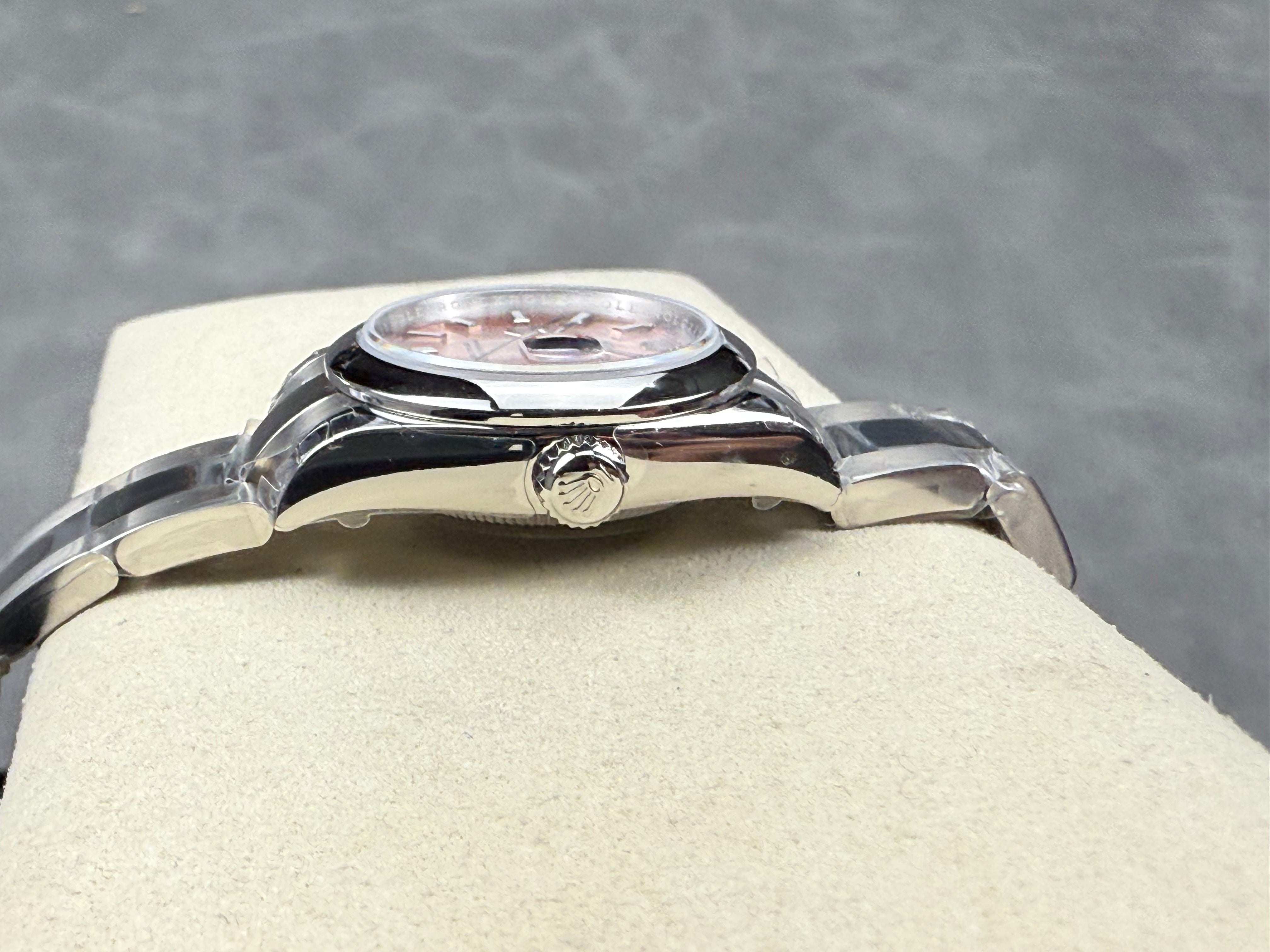 Rolex Day-Date 28mm Silver Pink