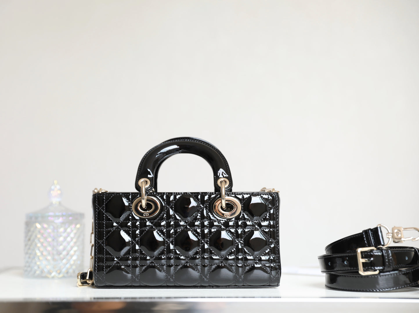 CD Lady D-Joy Black Patent Leather