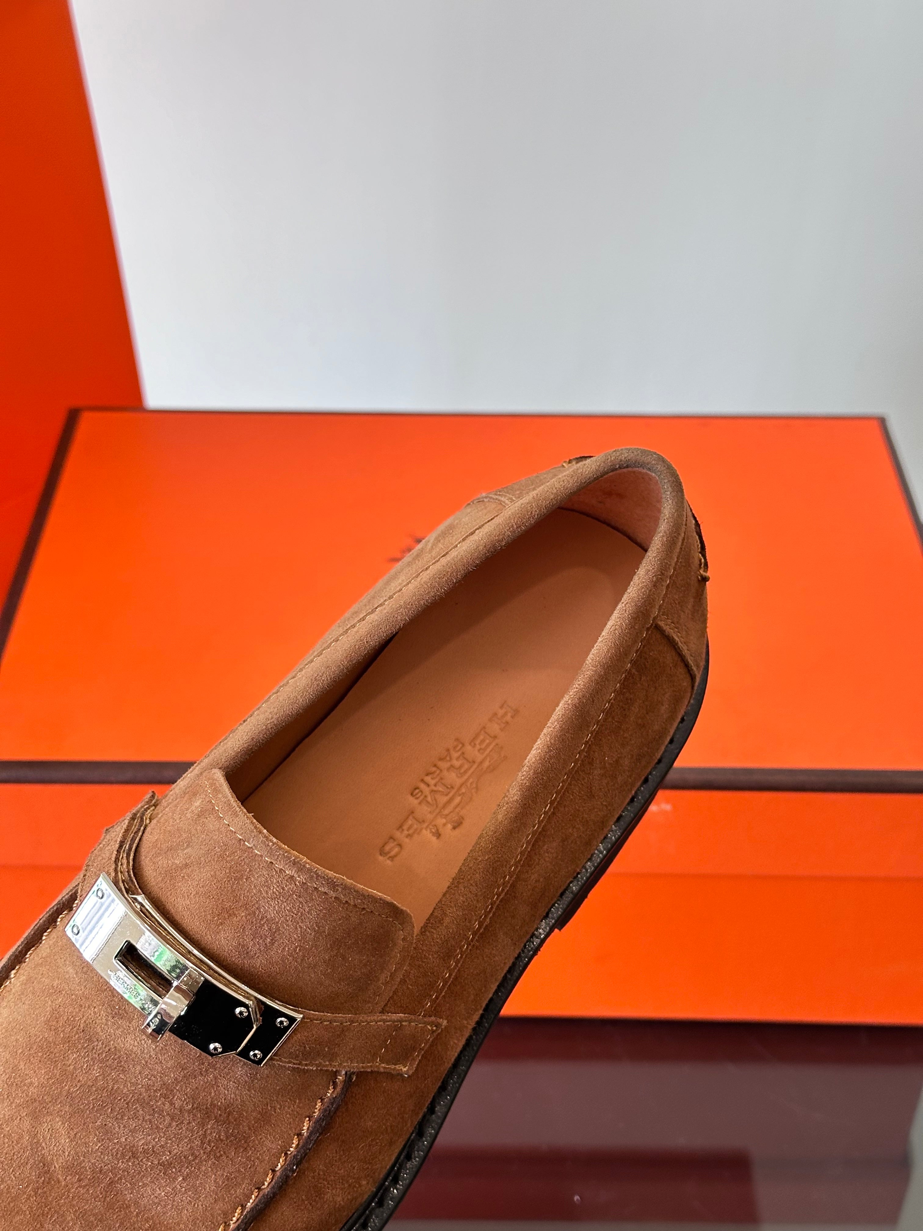 HM Men's Icone Loafer Brown Suede 524582