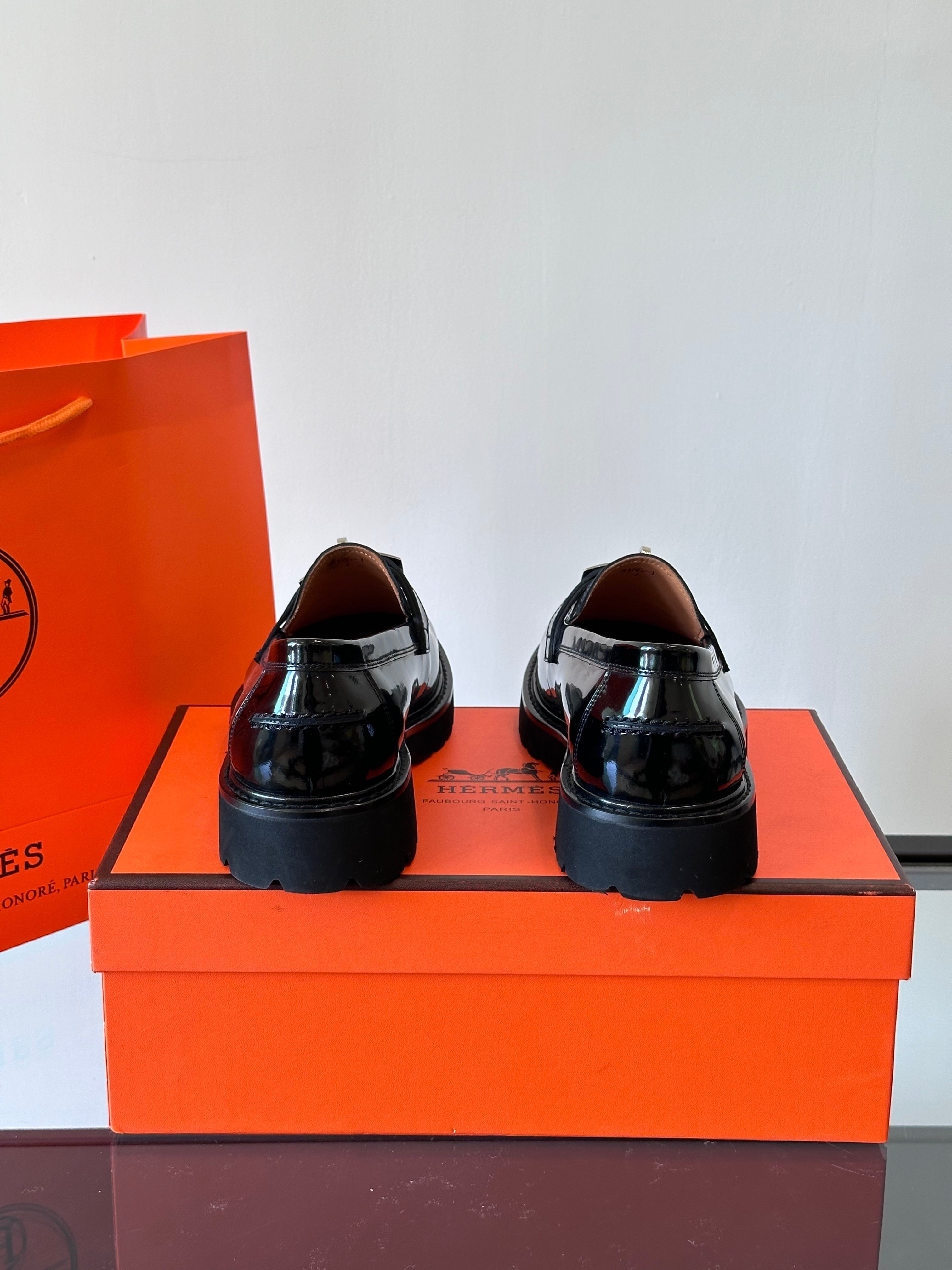 HM Men's Icone Loafer Black Patent Leather