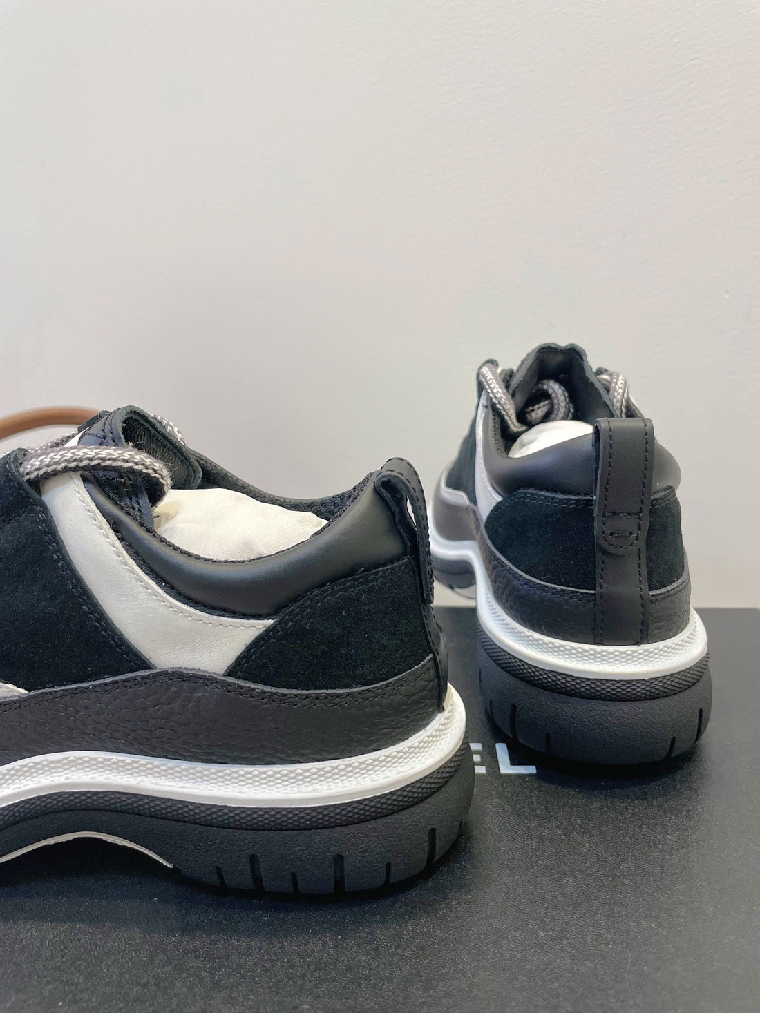 CC Sneaker In Black Cowhide  144774