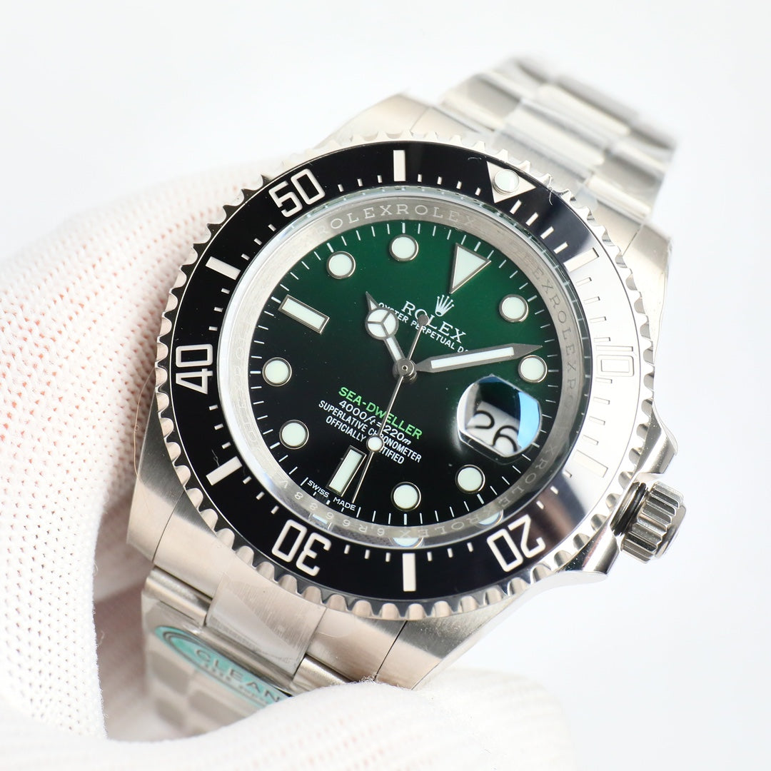 Rolex Sea-Dweller 43mm Silver Green
