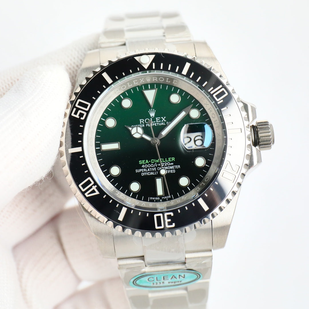 Rolex Sea-Dweller 43mm Silver Green