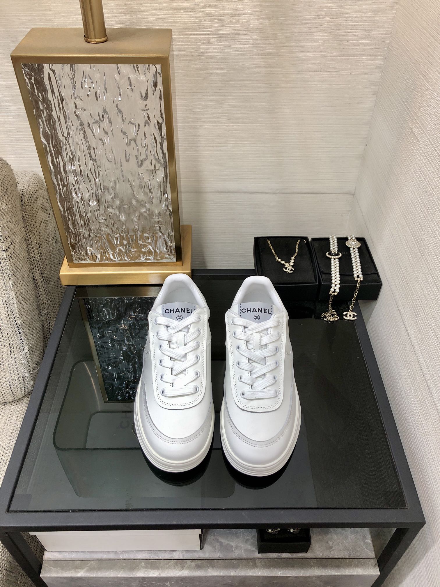 CC Sneaker White Cowhide