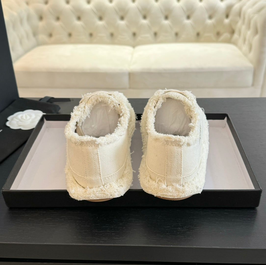 cc low sneaker white denim embroidery canvas