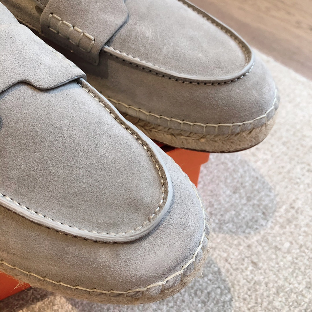 HM Trip Espadrille Grey Suede