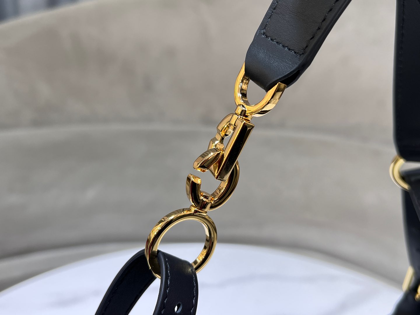 CD Wandering Bag 23 With Black Calfskin