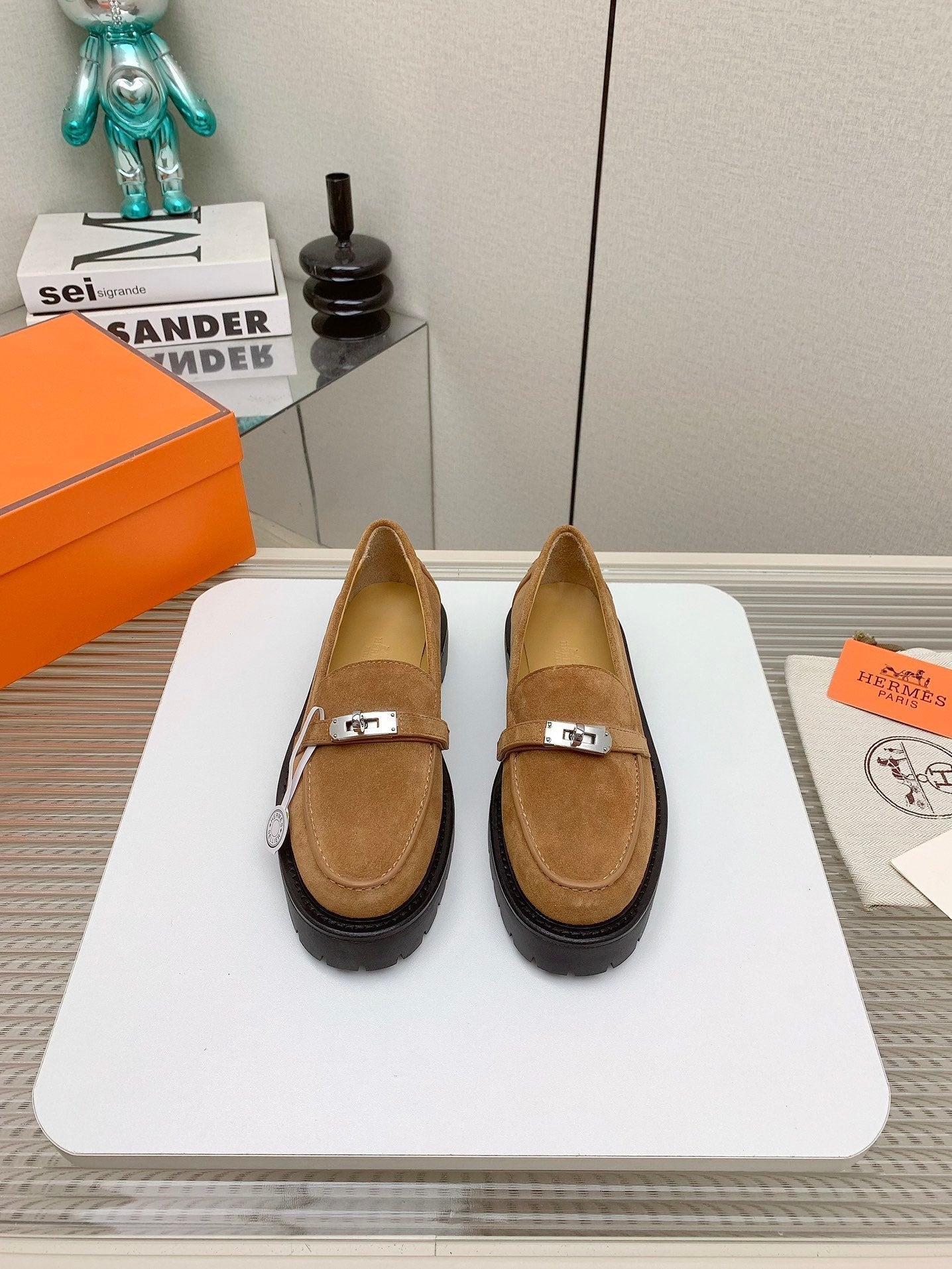 HM Icone Loafer Brown Suede 971405