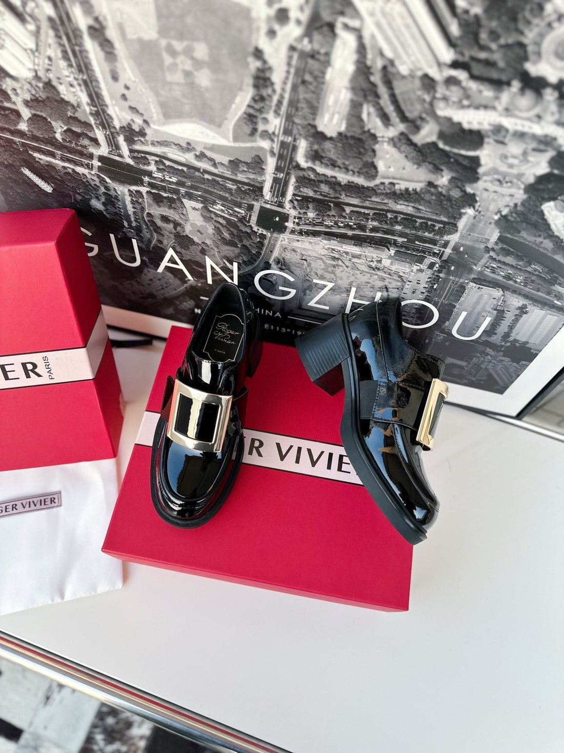 Loafers Viv Black Cowhide Patent Leather 184409