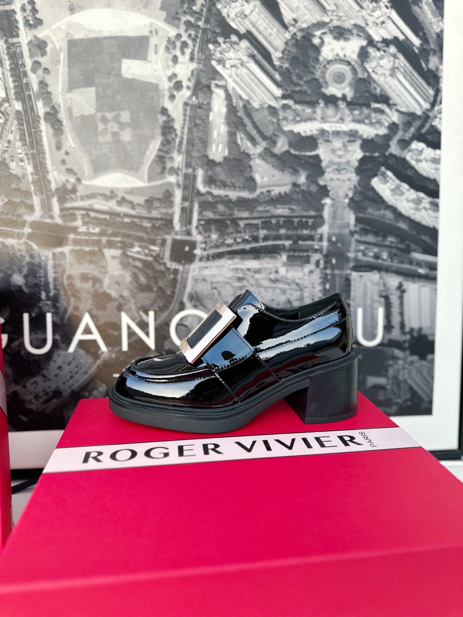 Loafers Viv Black Cowhide Patent Leather 184409