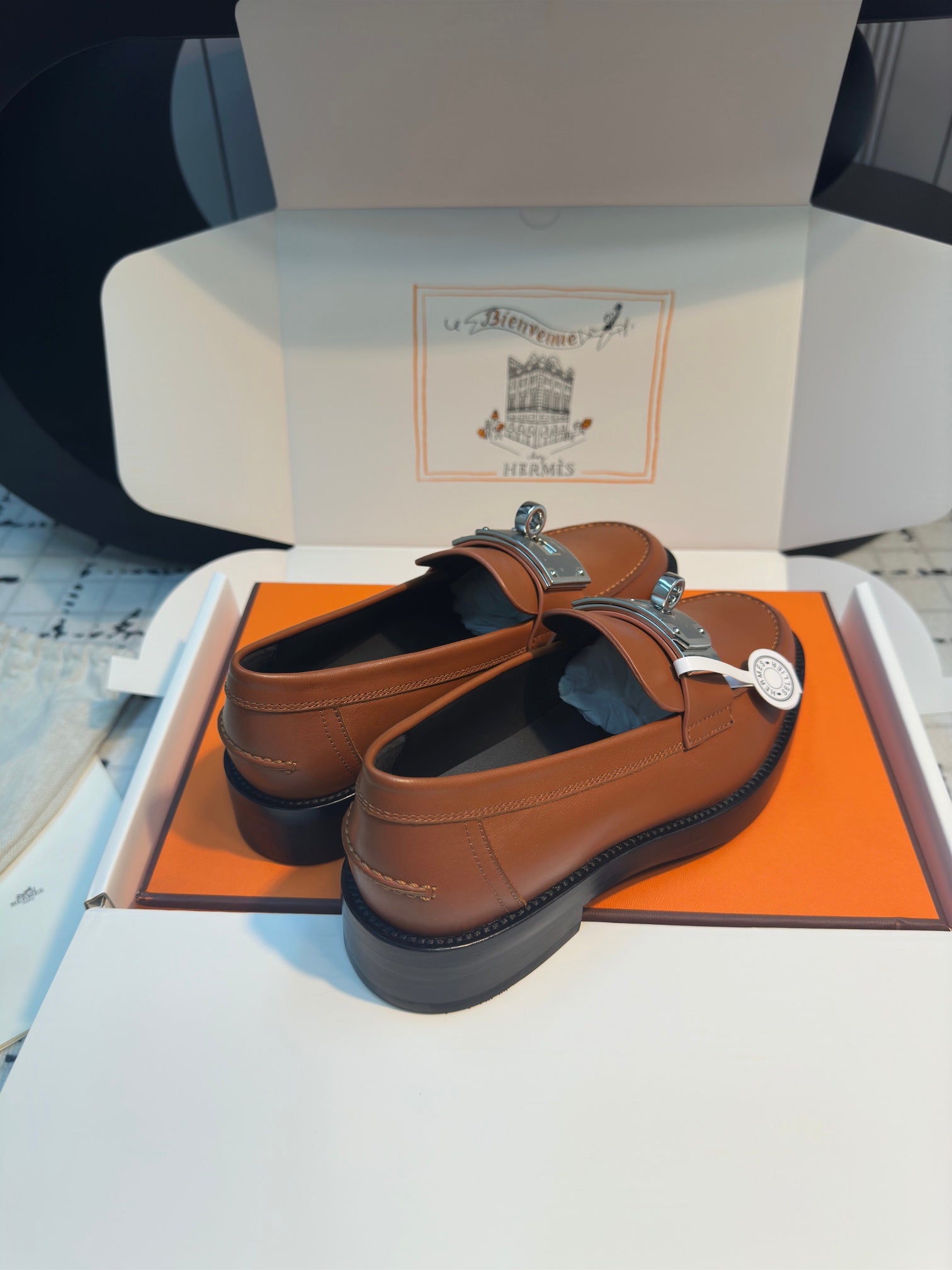 HM Hot Loafer 30mm Brown Cowhide 970667