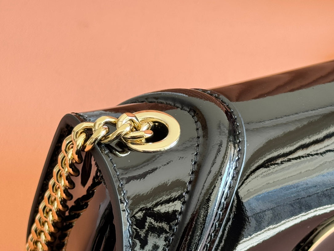 Gucci Wallet Black Embossed Leather 248405
