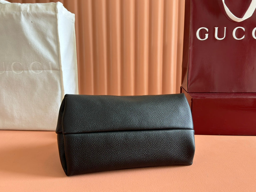 Gucci Solfbit  Bag Black Calfskin 244322