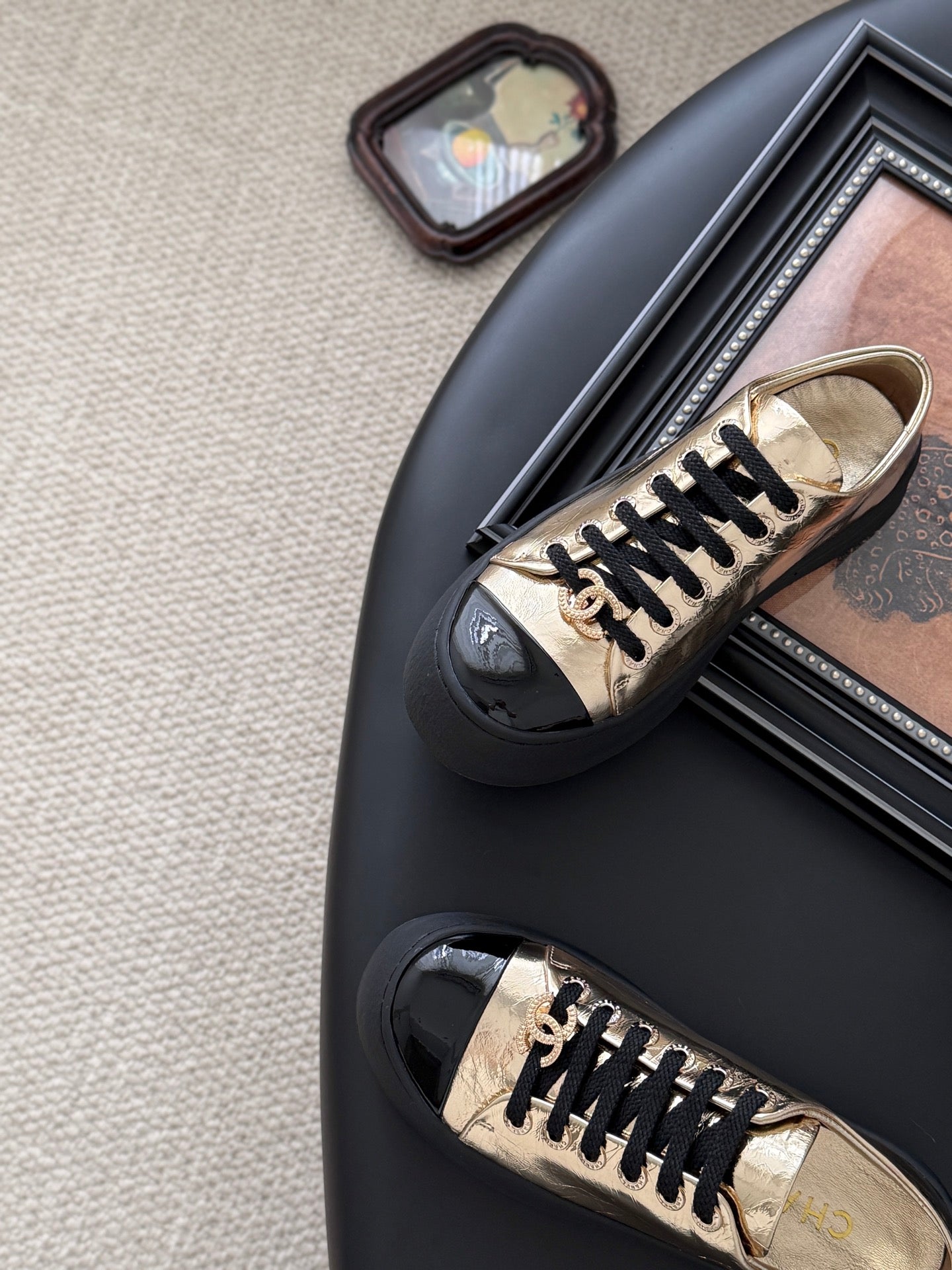 CC 25 Loafers Pink Gold Sheepskin 375637