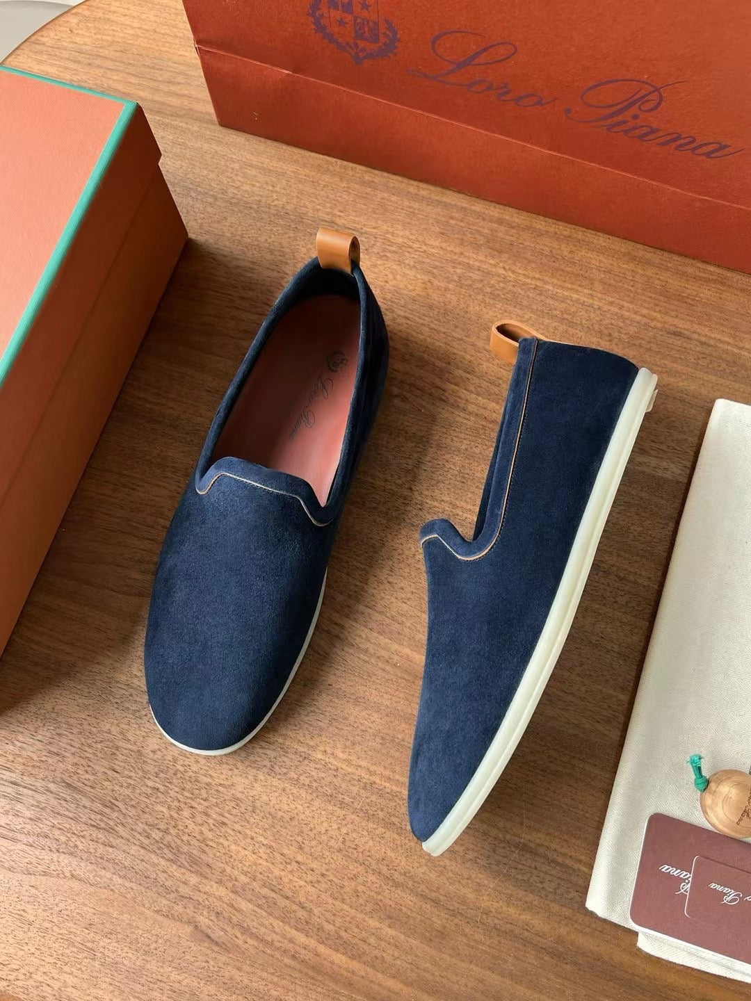LP VENICE WALK LOAFERS DENIM SUEDE
