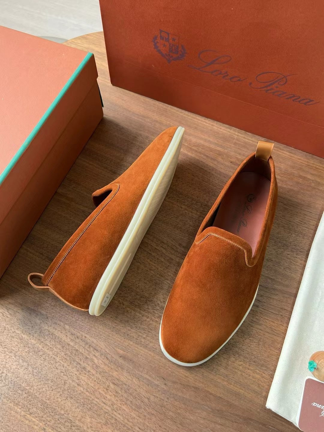 LP VENICE WALK LOAFERS RUSSET SUEDE