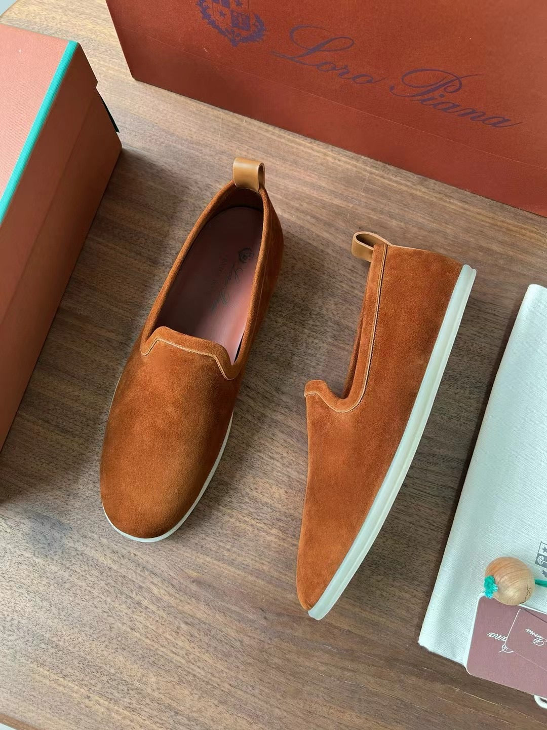 LP VENICE WALK LOAFERS RUSSET SUEDE